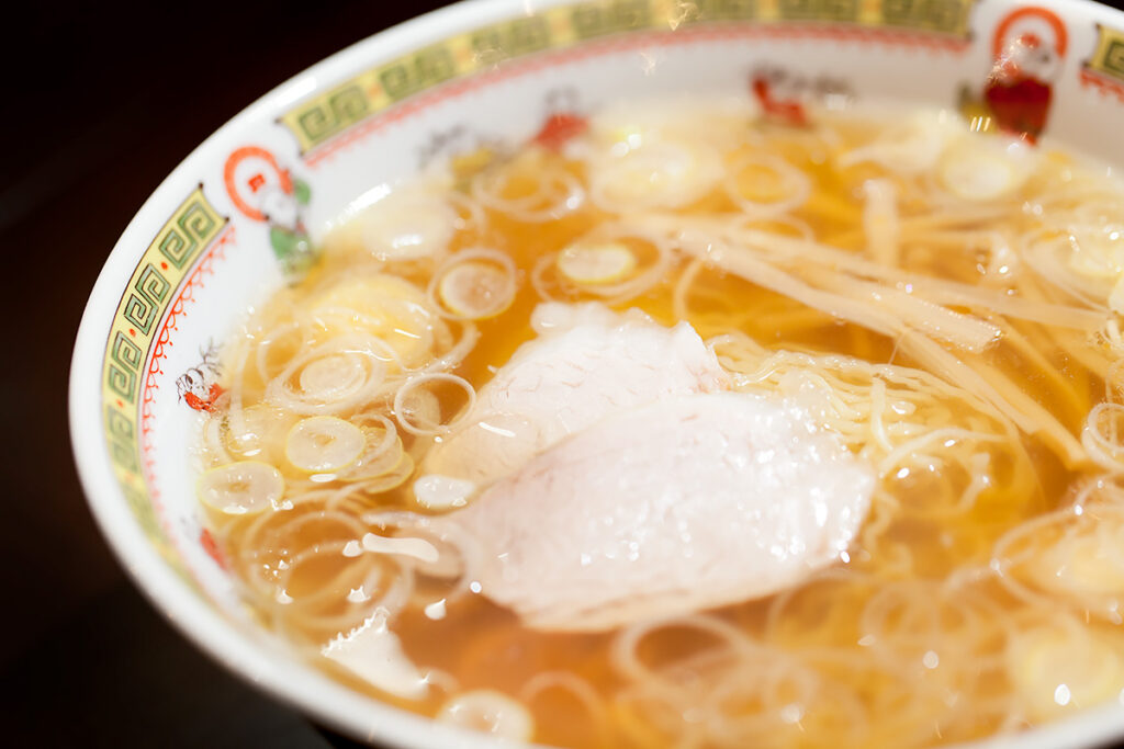 釜石ラーメンのスープ