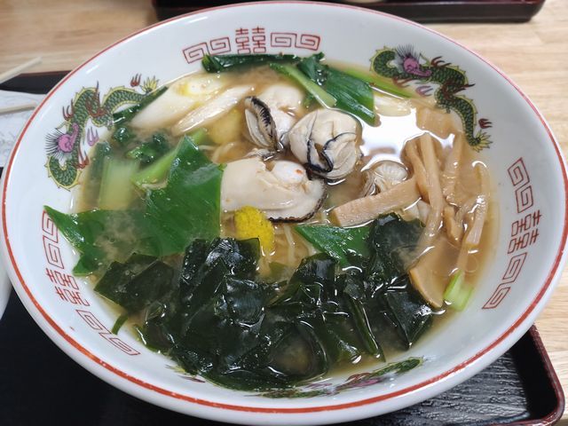 笹屋の牡蠣ラーメン