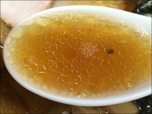とら食堂 中華そばのスープ