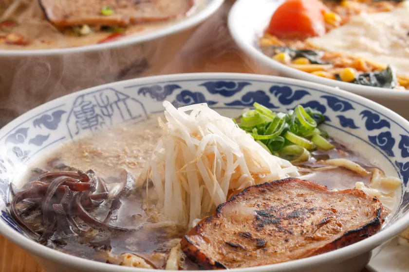 らーめん亀王 JR新大阪駅店のラーメン