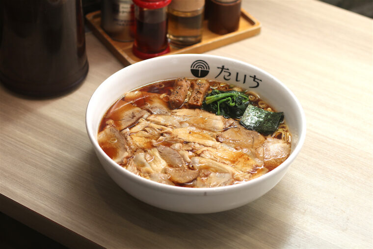 らーめんたいちの生姜醤油ラーメン