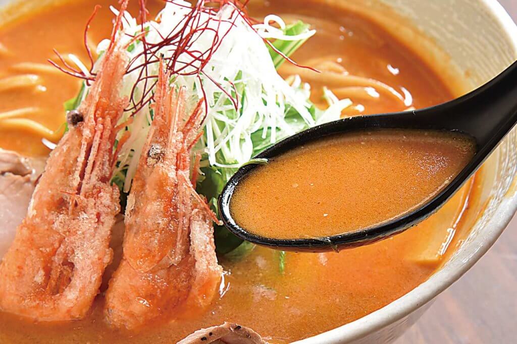 佐渡濃厚海老ラーメン