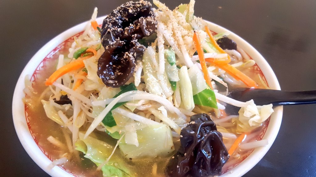 野菜たっぷりの塩タンメン