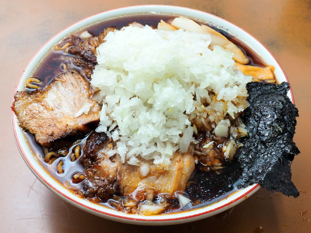 梅乃家の竹岡式ラーメン