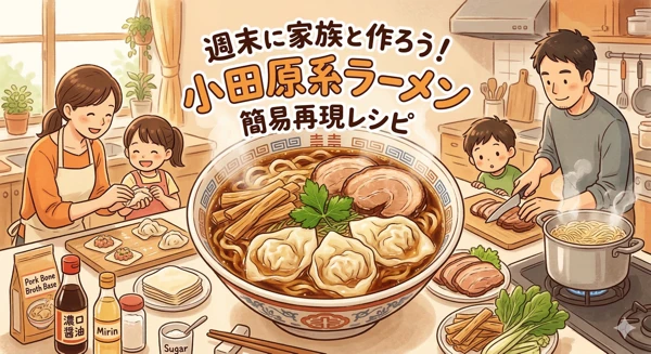 自宅で作る小田原系ラーメン再現レシピ