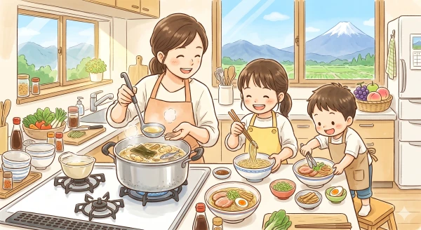 やまなし源水ラーメンの自宅再現レシピ