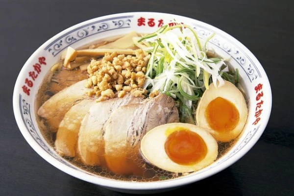 まるたかやの味玉ねぎチャーシューメン