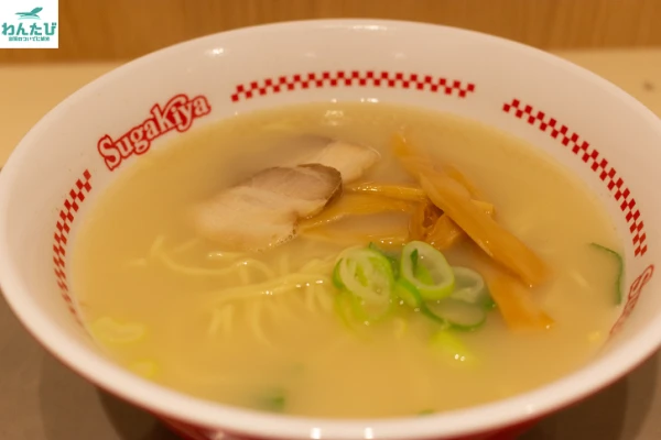 スガキヤのラーメン
